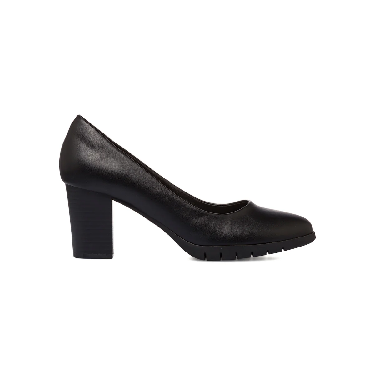 Décolleté nere comfort da donna con tacco 7,5 cm P Soft
