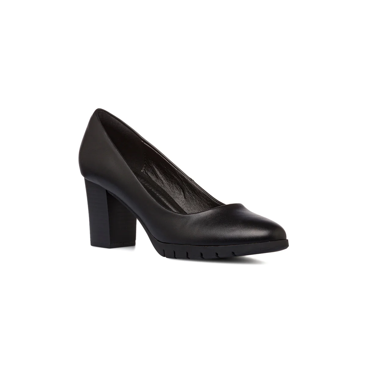 Décolleté nere comfort da donna con tacco 7,5 cm P Soft - Image 2