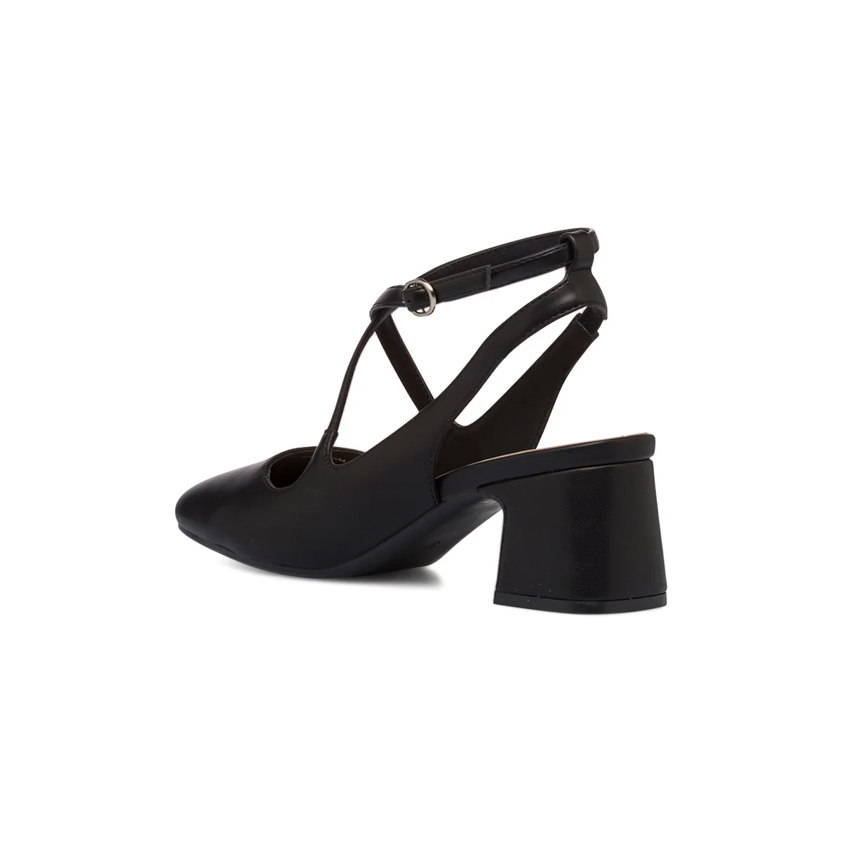 Décolleté nere con cinturini incrociati e tacco a blocco 5,5 cm Swish Jeans - Image 6