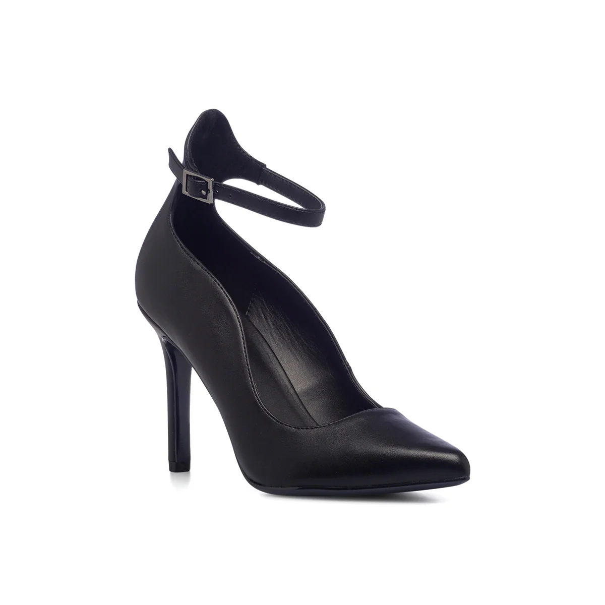 Décolleté nere con cinturino e tacco a stiletto 9 cm Lora Ferres - Image 2