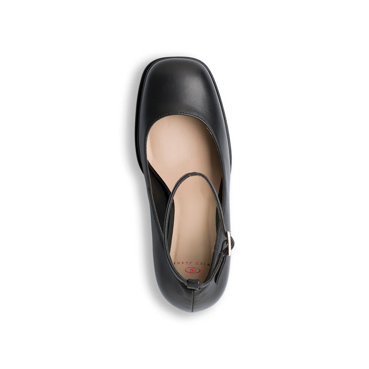 Décolleté nere con doppio plateau e cinturino Swish Jeans - Image 5