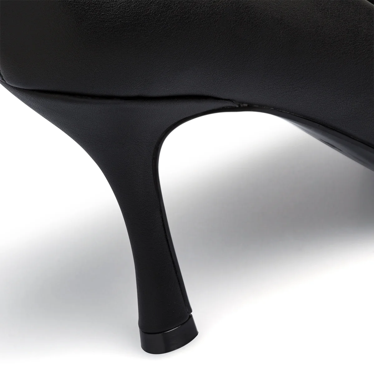 Décolleté nere con tacco a stiletto 9 cm Lora Ferres - Image 12