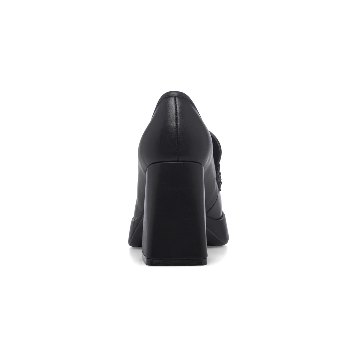 Mocassini neri con punta squadrata e tacco a blocco 9 cm Swish Jeans - Image 14