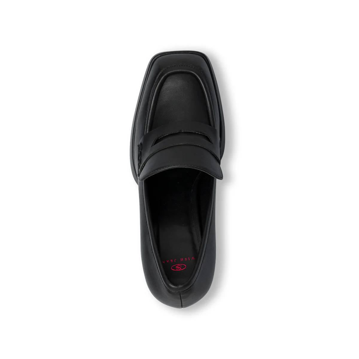Mocassini neri con punta squadrata e tacco a blocco 9 cm Swish Jeans - Image 18