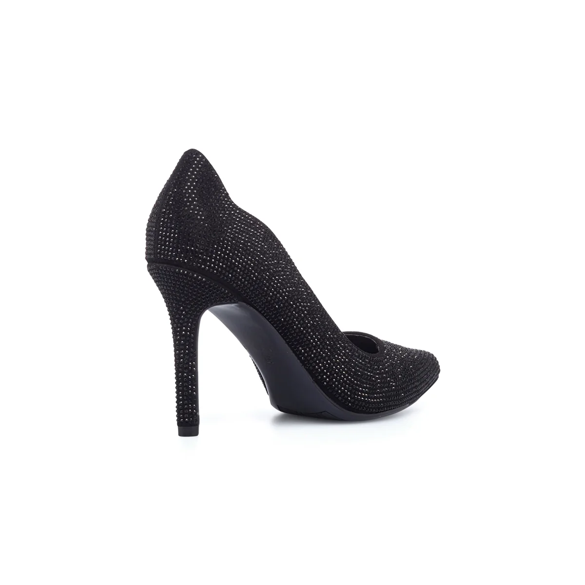 Décolleté nere con strass e tacco a stiletto 9 cm Lora Ferres - Image 13