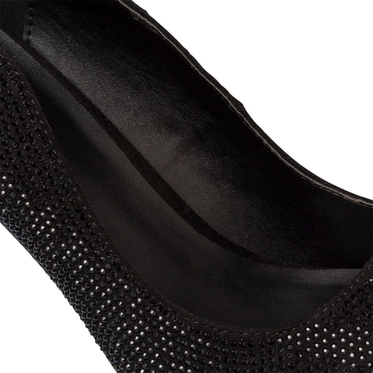 Décolleté nere con strass e tacco a stiletto 9 cm Lora Ferres - Image 16