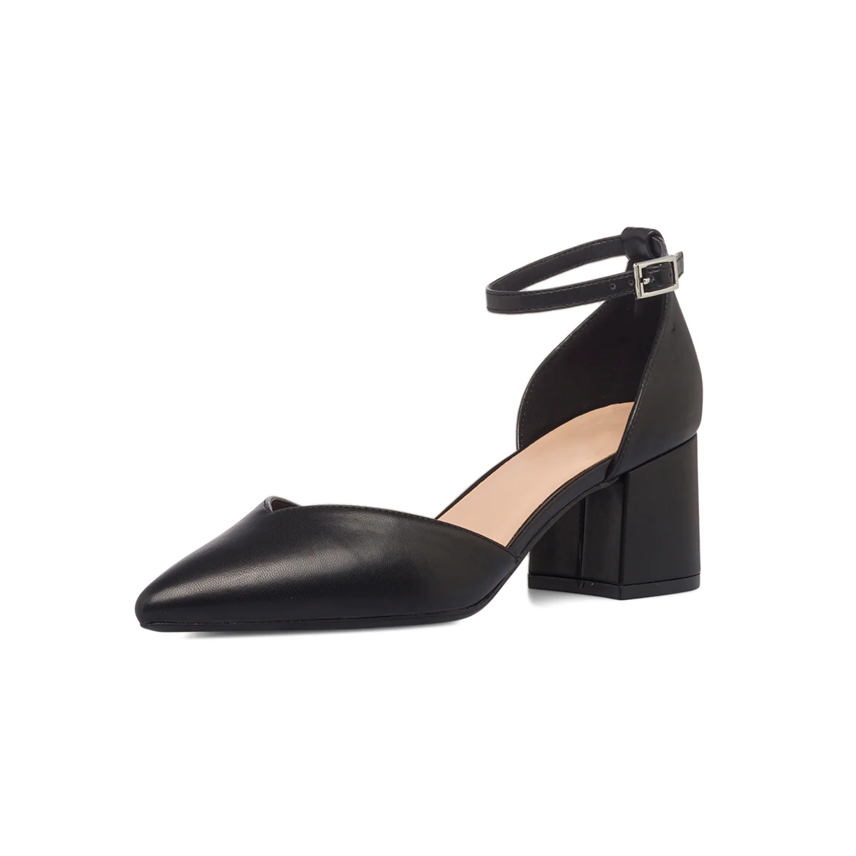Décolleté nere con tacco a blocco 6 cm Lora Ferres - Image 2