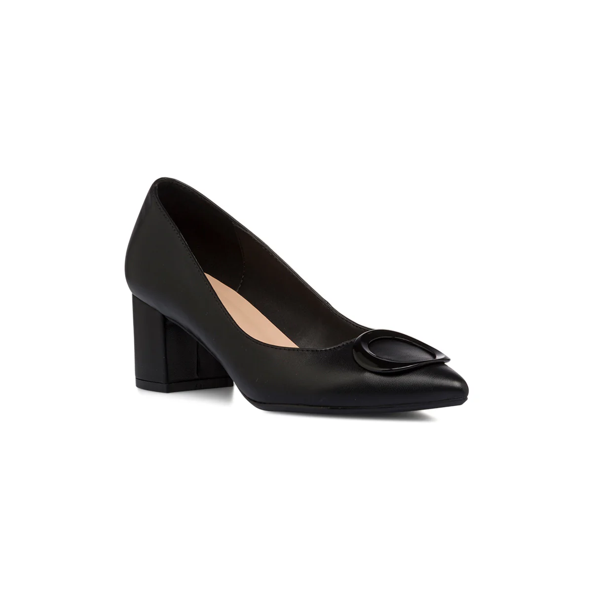 Décolleté nere con tacco a blocco 6 cm Lora Ferres - Image 2