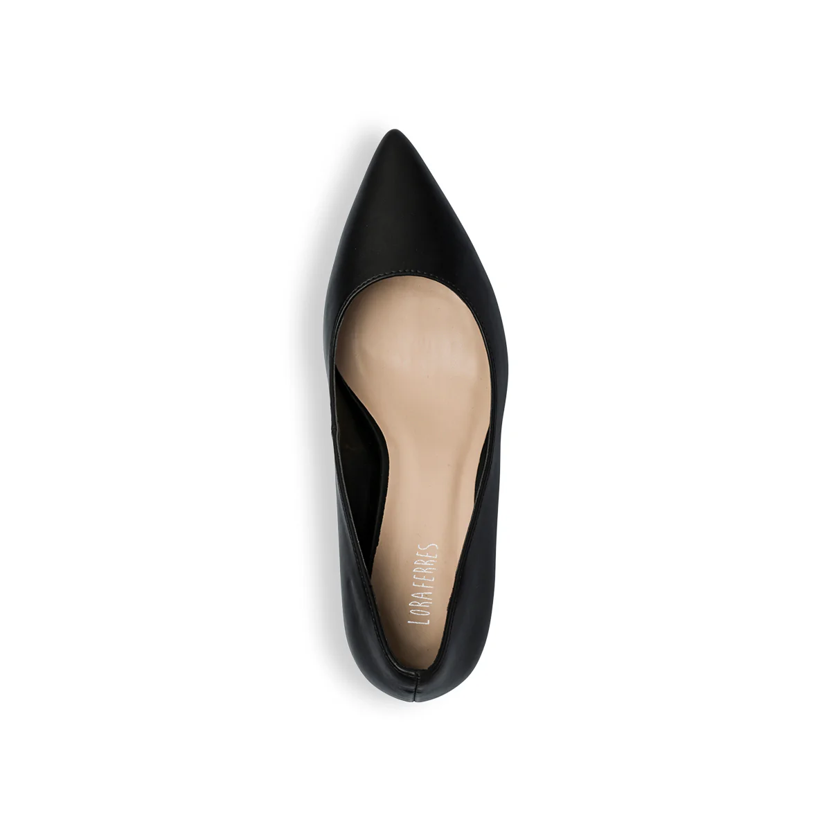 Décolleté nere con tacco a rocchetto 5 cm Lora Ferres - Image 7