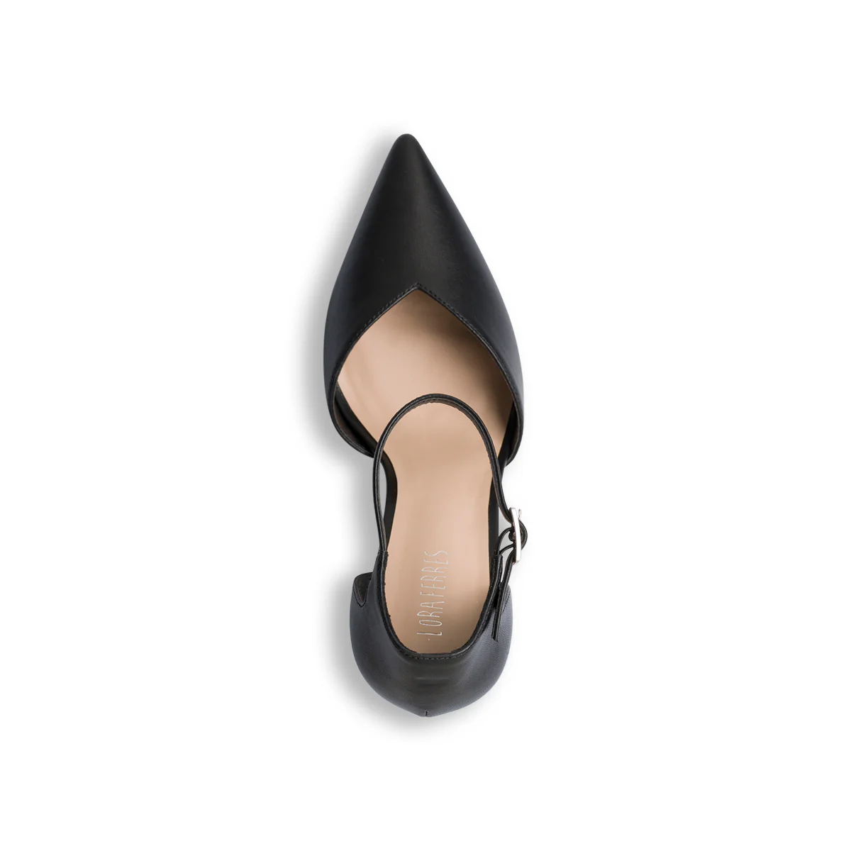 Décolleté nere con tacco a stiletto 10 cm Lora Ferres - Image 5