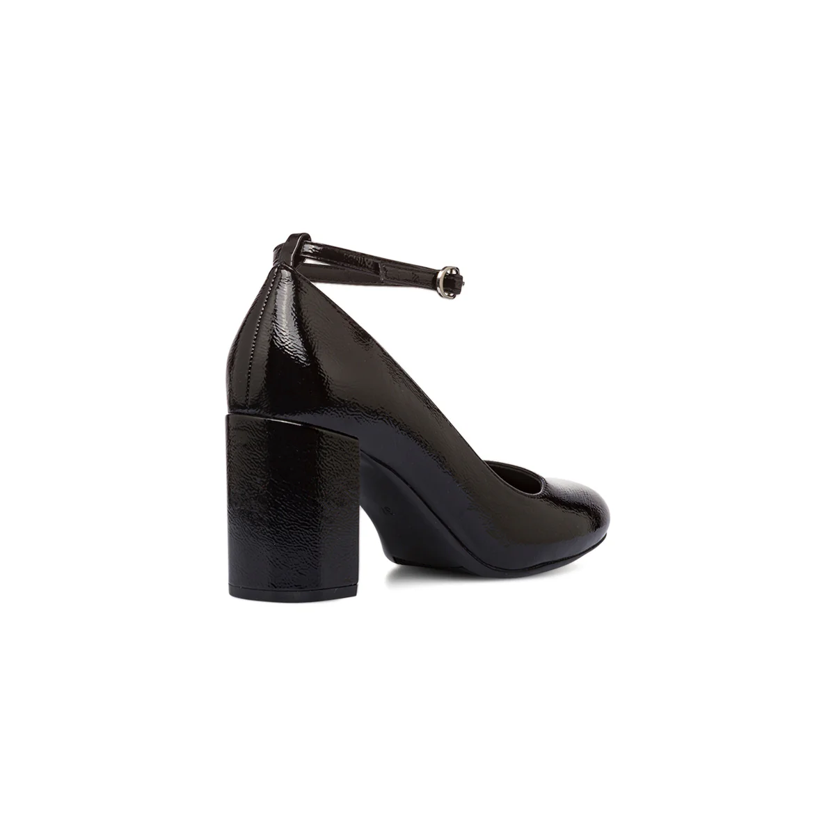 Décolleté Mary Jane nere effetto vernice con tacco 7,5 cm da donna Lora Ferres - Image 6