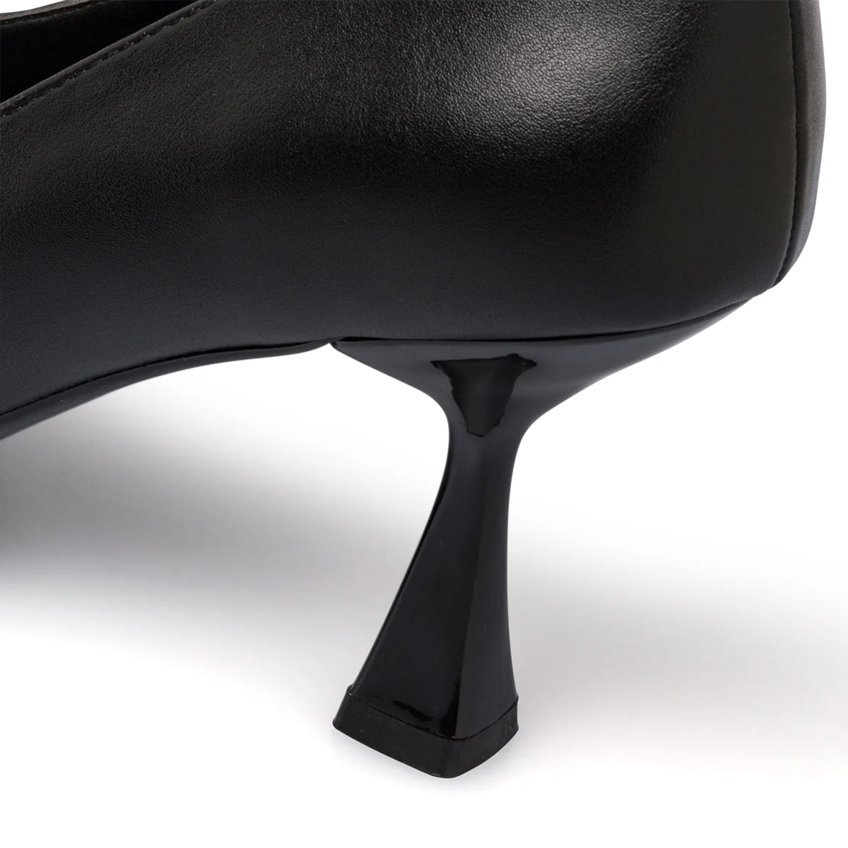 Décolleté nere con tacco a rocchetto 7 cm Lora Ferres - Image 8