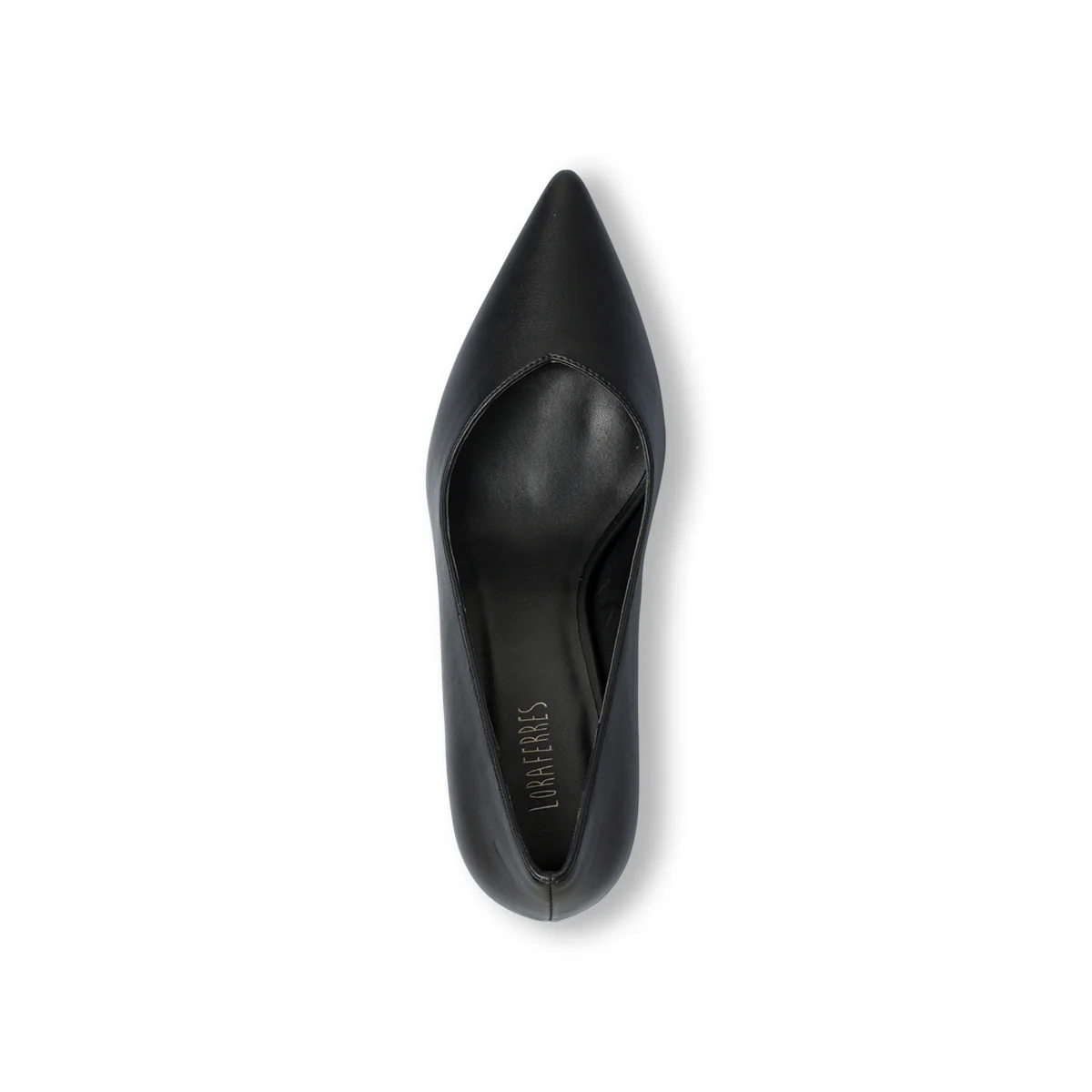 Décolleté nere con tacco a rocchetto 7 cm Lora Ferres - Image 9