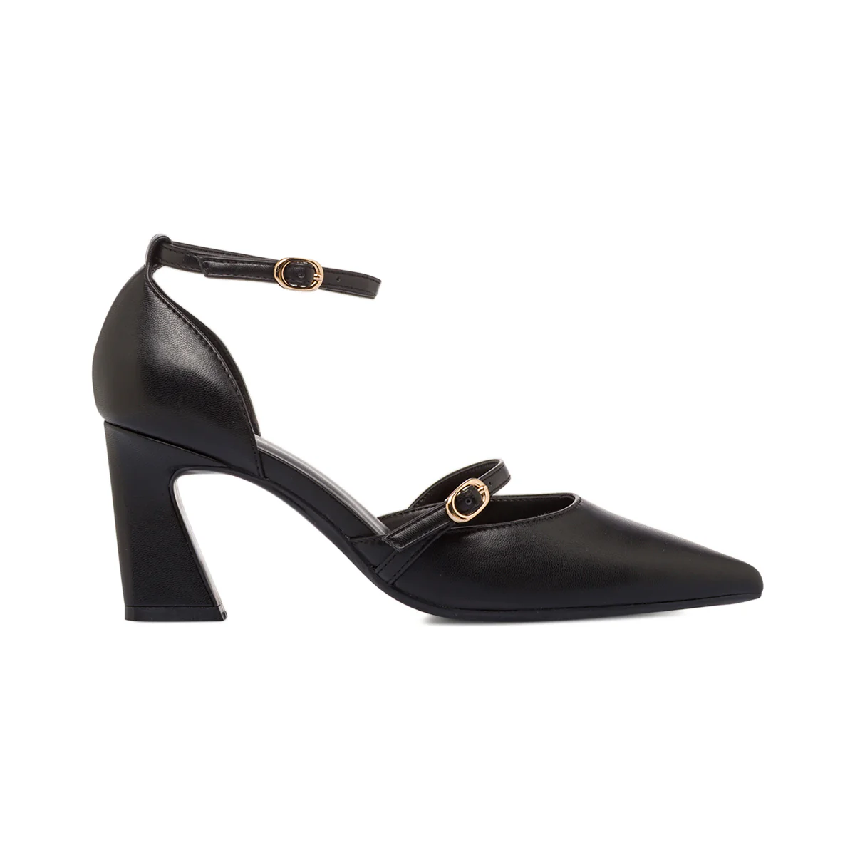 Décolleté nere da Donna con cinturino e tacco 7,5 cm Lora Ferres - Image 4