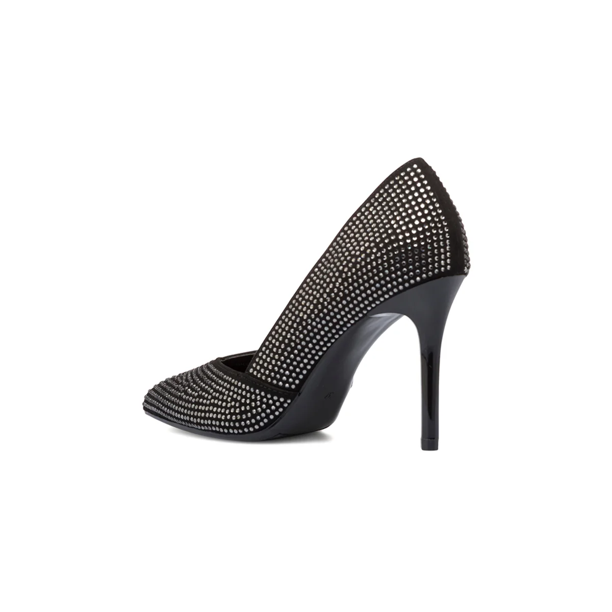 Décolleté nere da donna con tacco a spillo 10 cm e strass Lora Ferres - Image 6