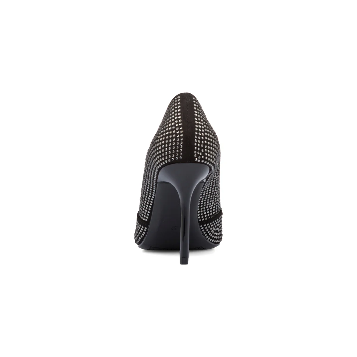 Décolleté nere da donna con tacco a spillo 10 cm e strass Lora Ferres - Image 7