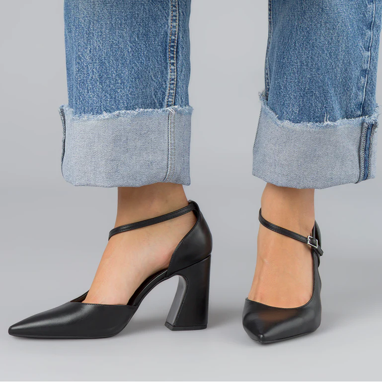 Décolleté nere da Donna con tacco blocco 8,5 cm Swish Jeans - Image 2