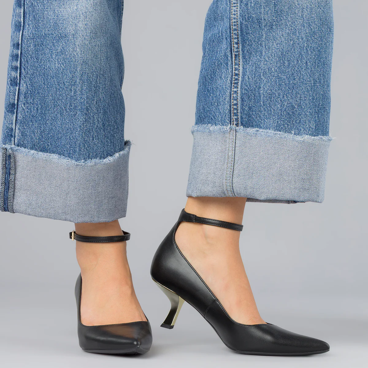 Décolleté nere da Donna con tacco in metallo 6 cm Swish Jeans