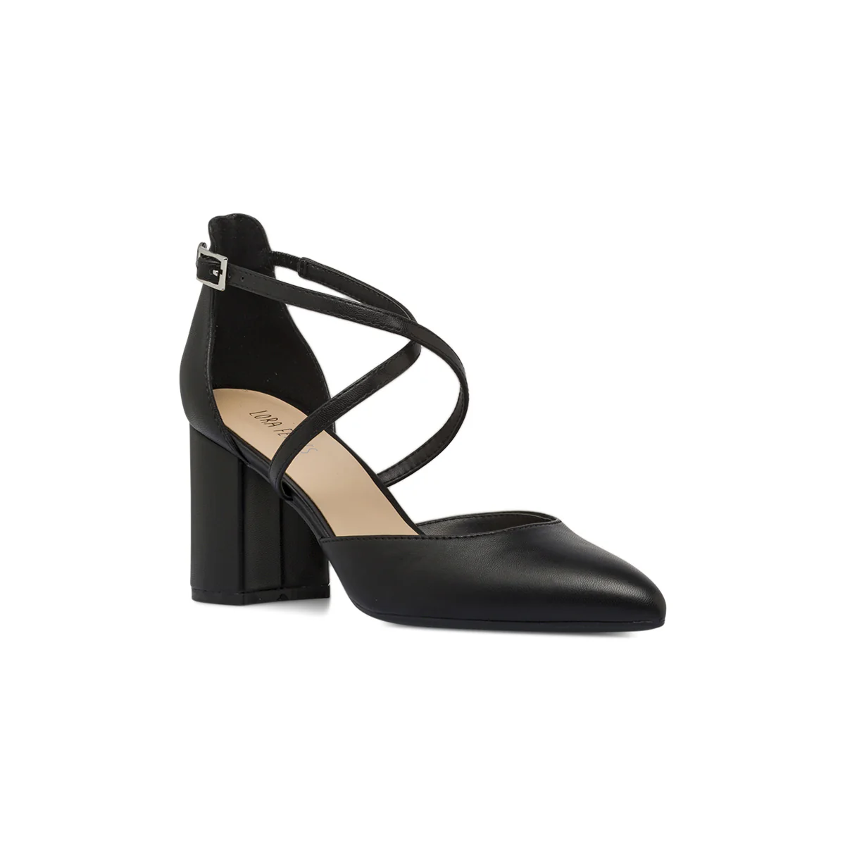 Décolleté nere da donna con tacco largo 7,5 cm Lora Ferres - Image 2