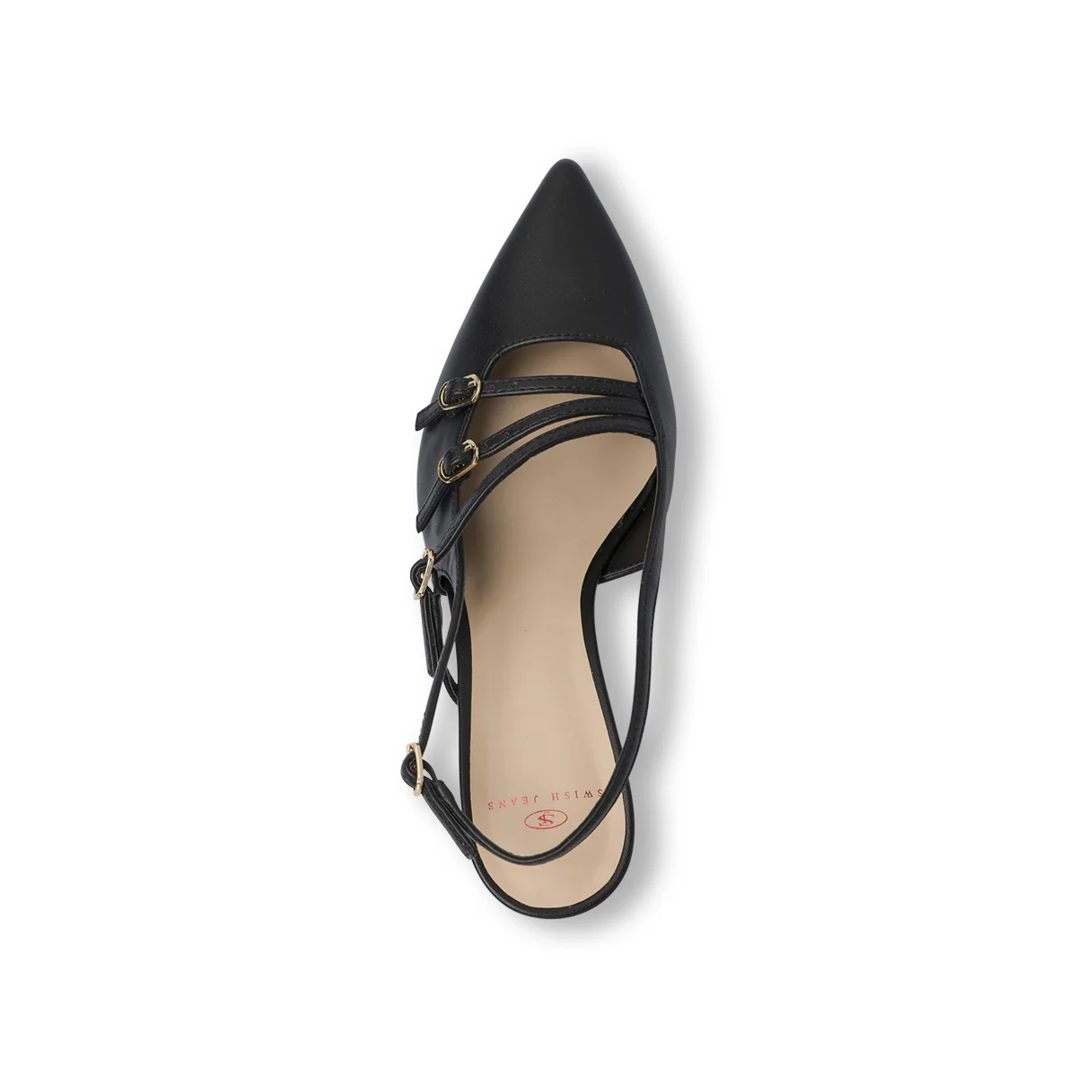 Décolleté nere da donna con tripli cinturini e tacco 8 cm Swish Jeans - Image 6