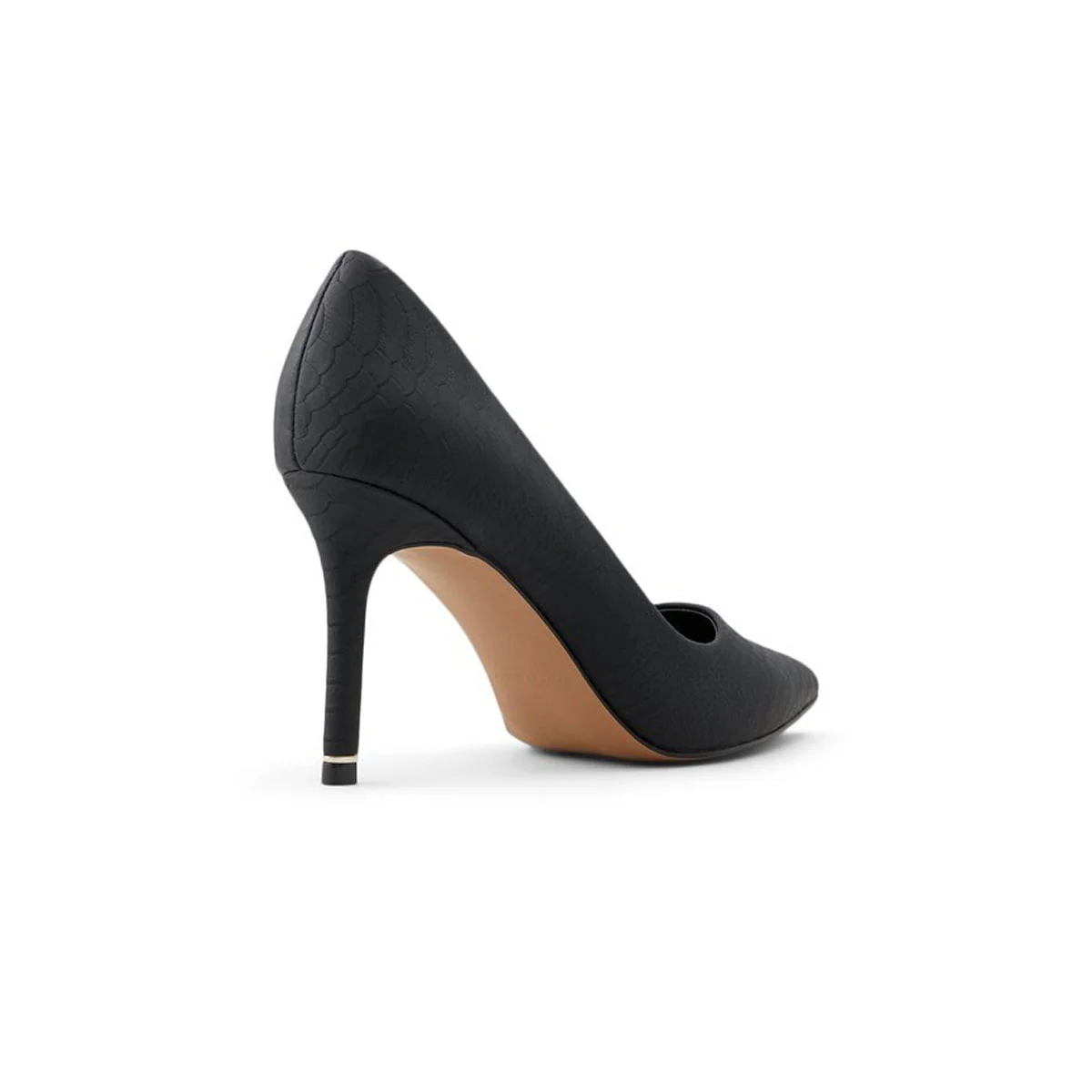 Décolleté nere in pelle vegana effetto cocco con tacco 9 cm Call It Spring Emiliaa - Image 4