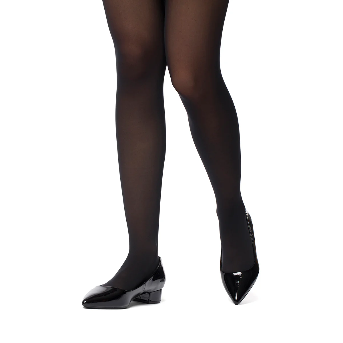 Décolleté nere in vernice con punta sfilata Lora Ferres - Image 3
