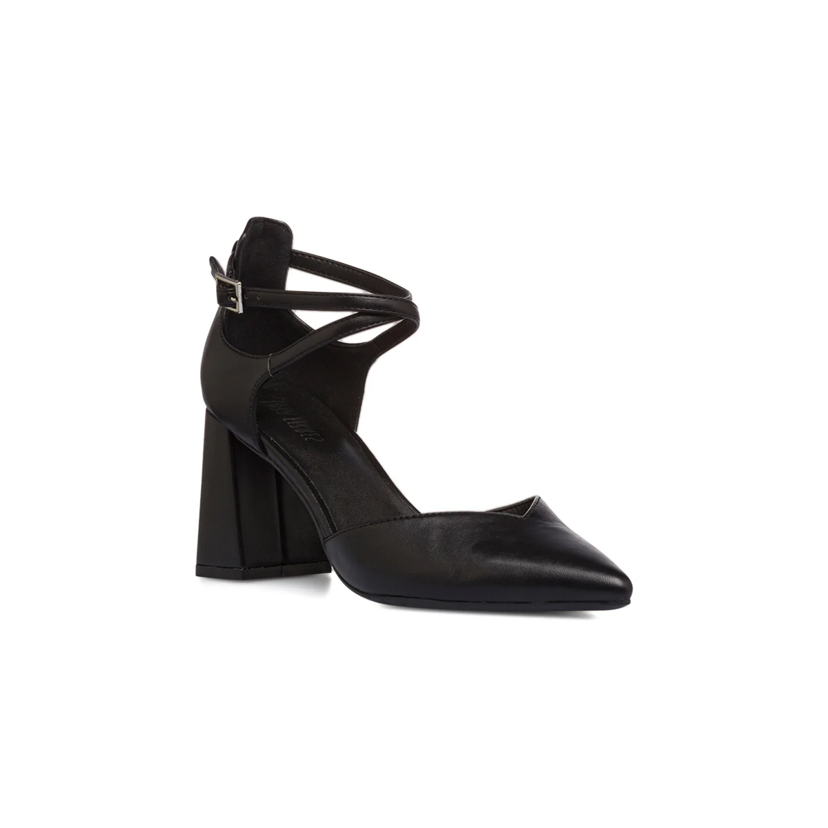 Décolleté Mary Jane nere Lora Ferres da donna con tacco 7 cm e cinturino - Image 5
