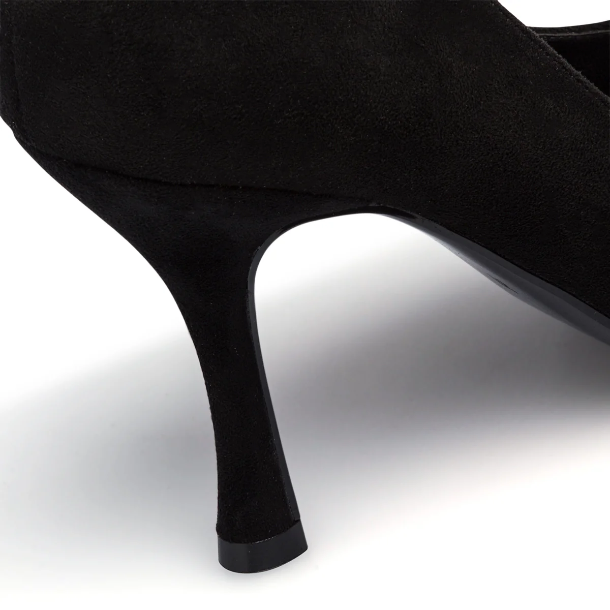 Décolleté nere scamosciate con cinturino gioiello e tacco 9 cm Lora Ferres - Image 7