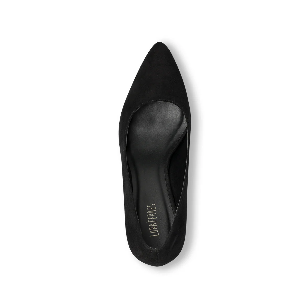 Décolleté nere scamosciate con tacco largo 7 cm Lora Ferres - Image 8