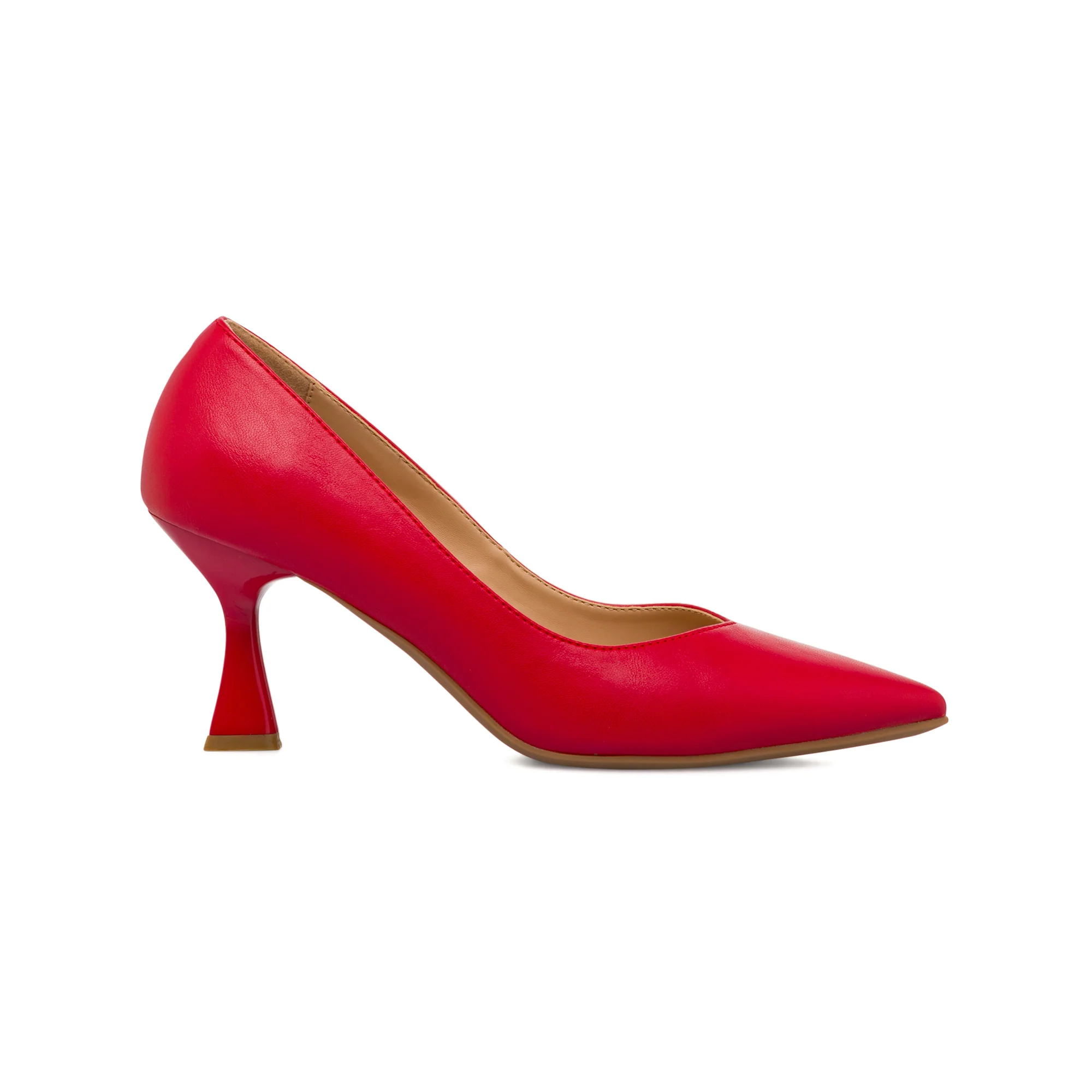 Décolleté rosse a punta da Donna kitten heels 7 cm Lora Ferres
