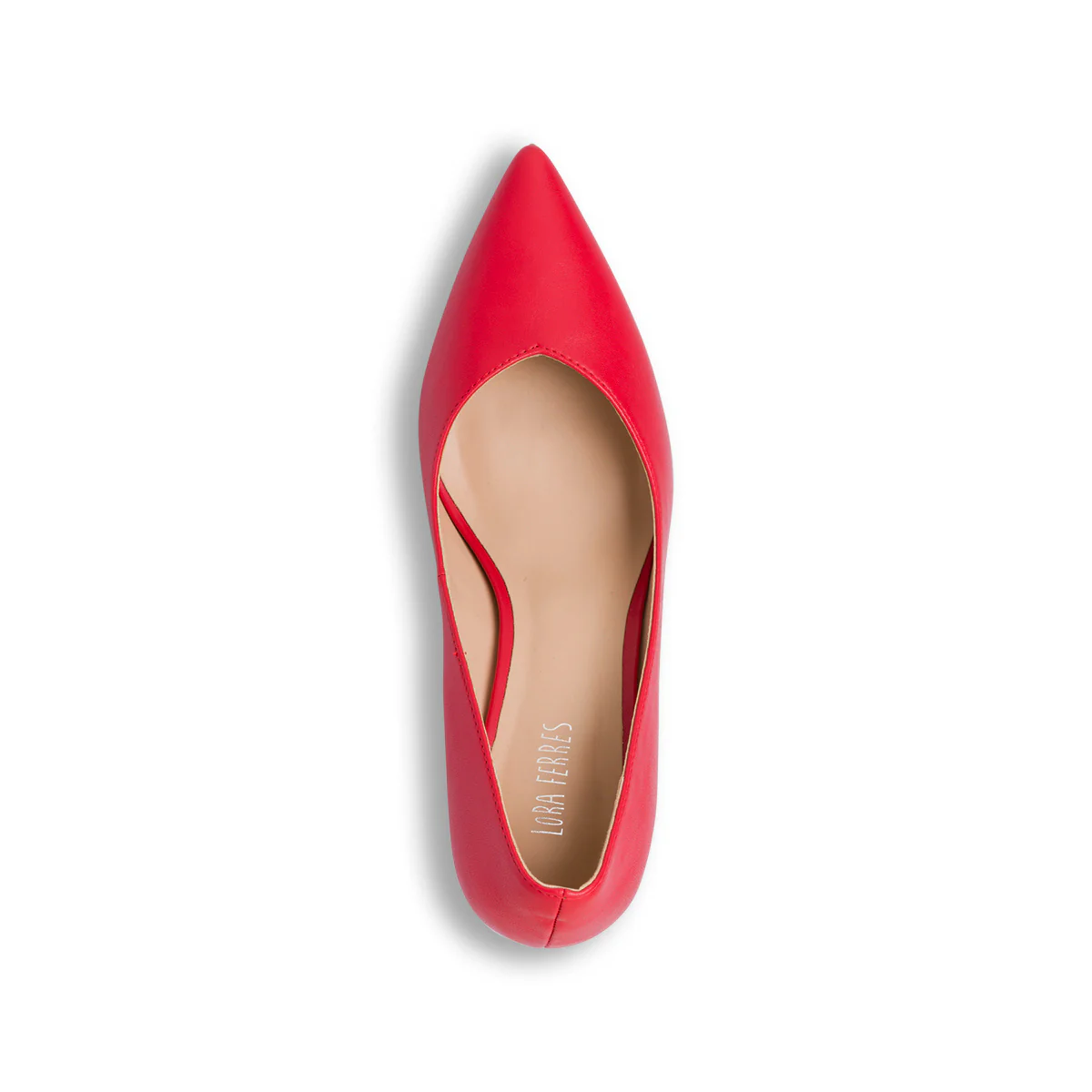 Décolleté rosse a punta da Donna kitten heels 7 cm Lora Ferres - Image 6
