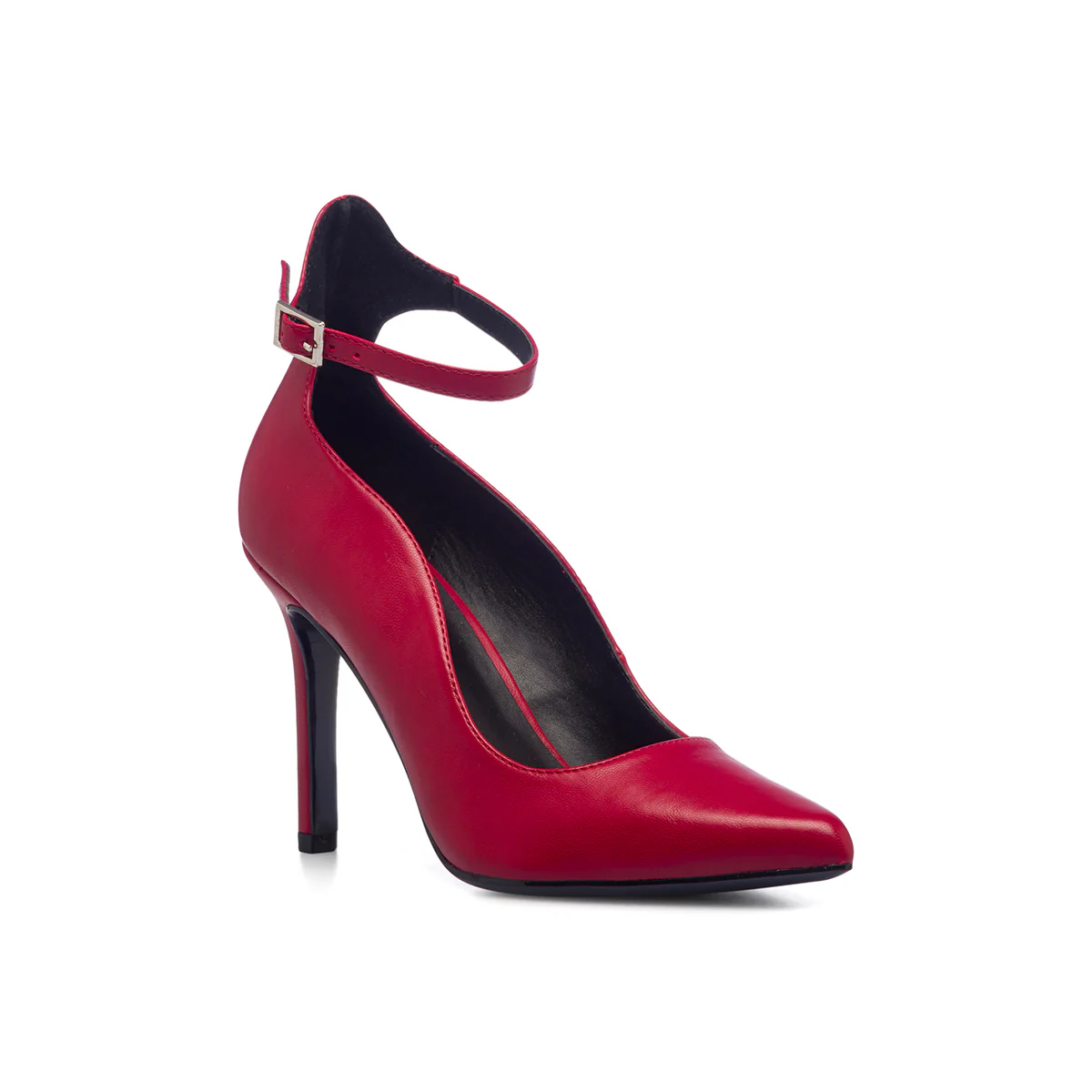 Décolleté rosse con cinturino e tacco a stiletto 9 cm Lora Ferres - Image 2