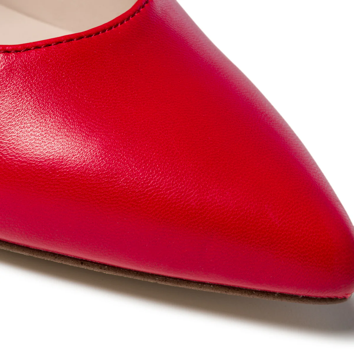 Décolleté rosse con fasce elastiche e tacco 7 cm Lora Ferres - Image 5