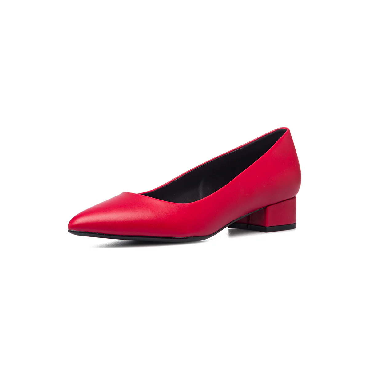 Décolleté rosse con tacco 3 cm Lora Ferres - Image 2