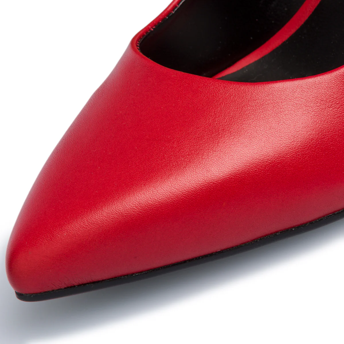 Décolleté rosse con tacco 7 cm Lora Ferres - Image 5