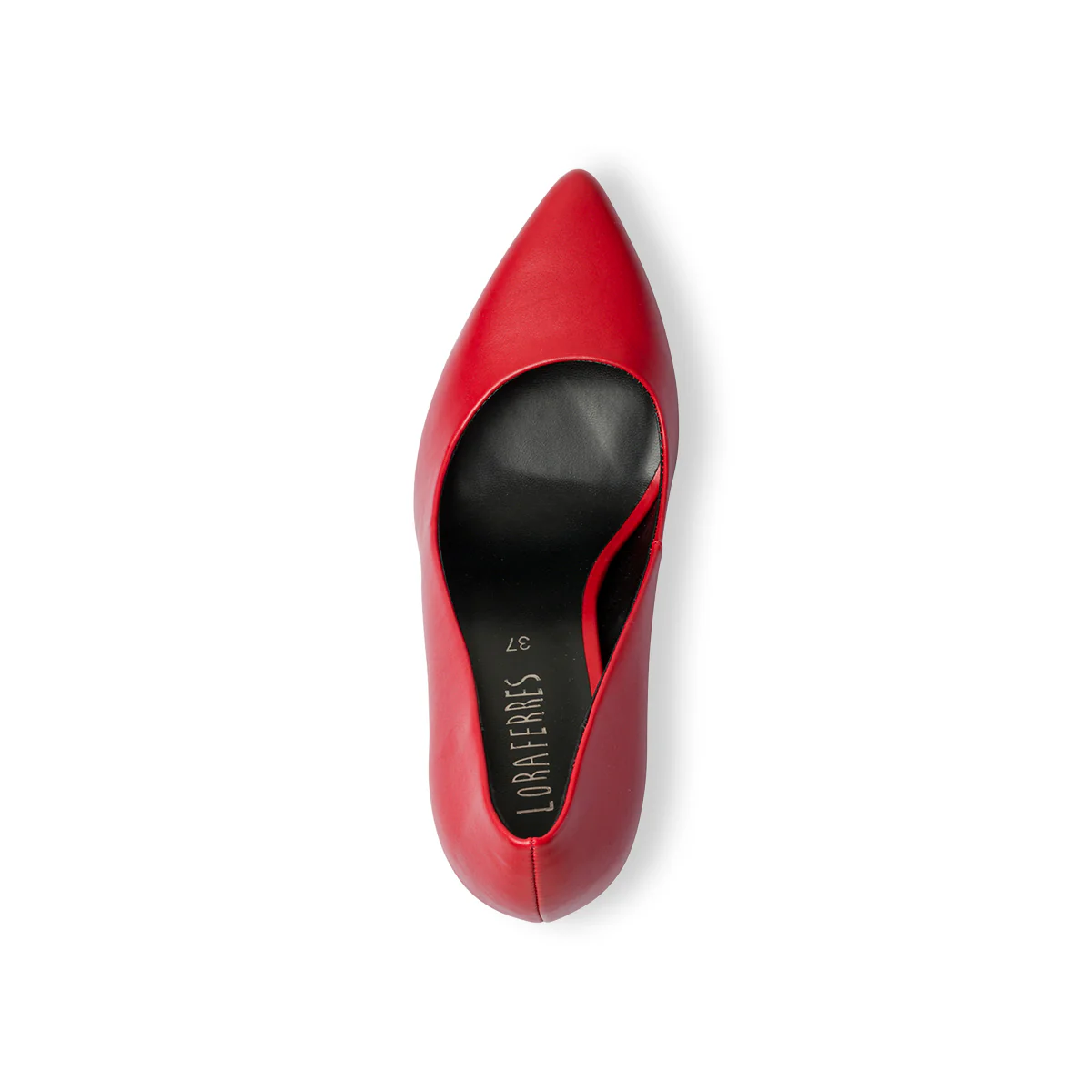 Décolleté rosse con tacco 7 cm Lora Ferres - Image 7