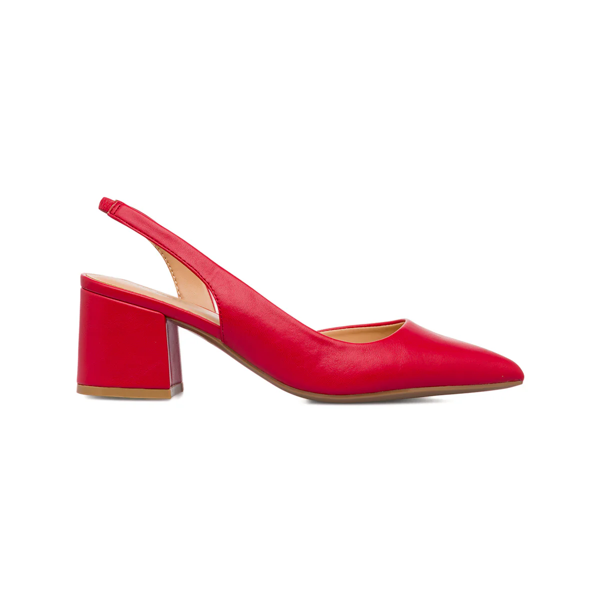 Décolleté slingback a punta rosse da Donna con tacco 6 cm Lora Ferres