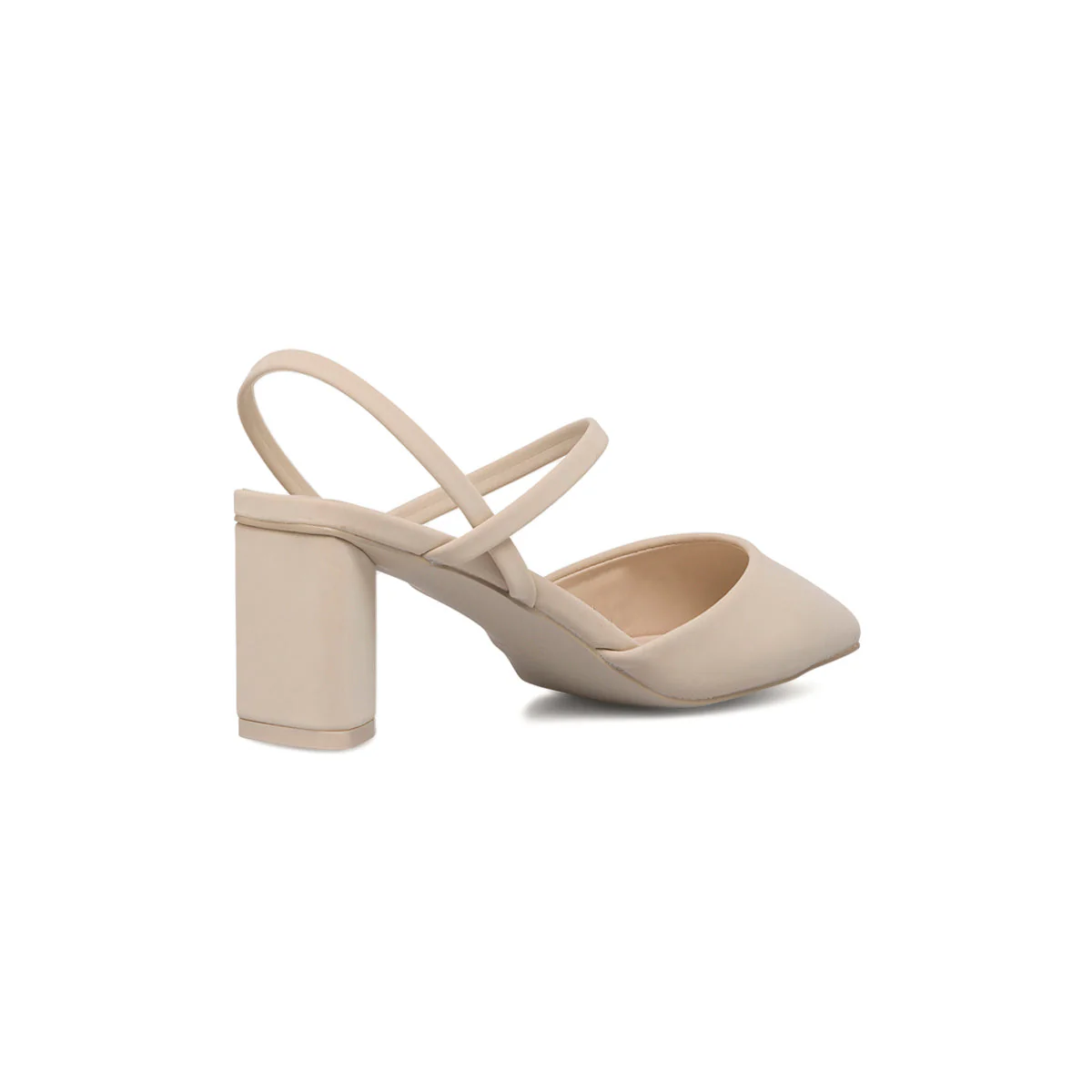 Décolleté slingback beige in pelle vegana con tacco a blocco Call It Spring Melodyy - Image 3
