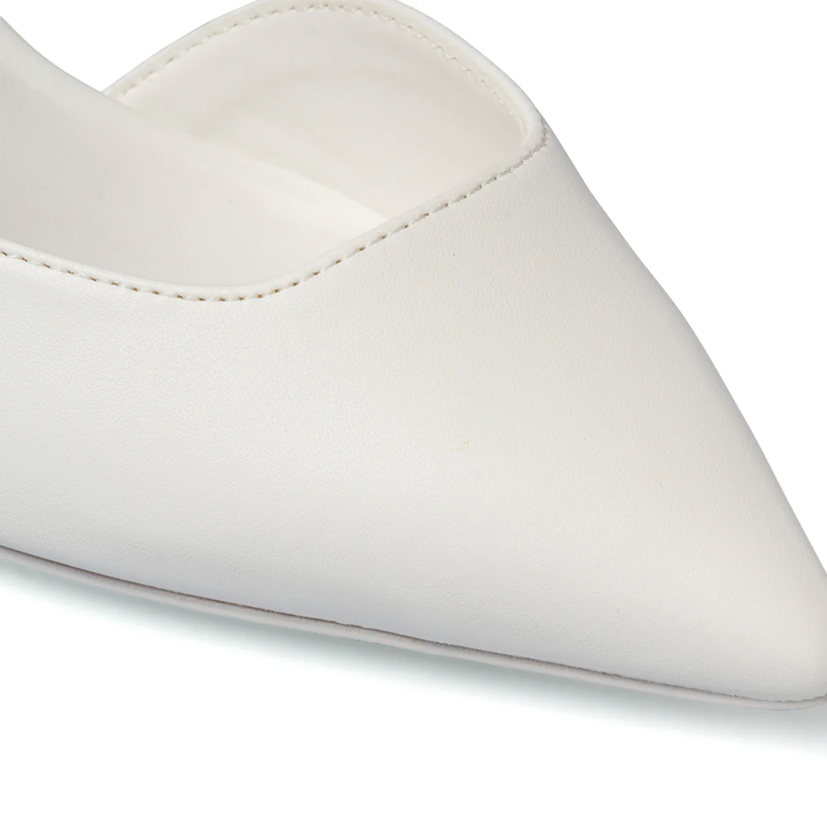 Décolleté slingback bianche in pelle vegana con tacco a stiletto Call It Spring Harmonyy - Image 6