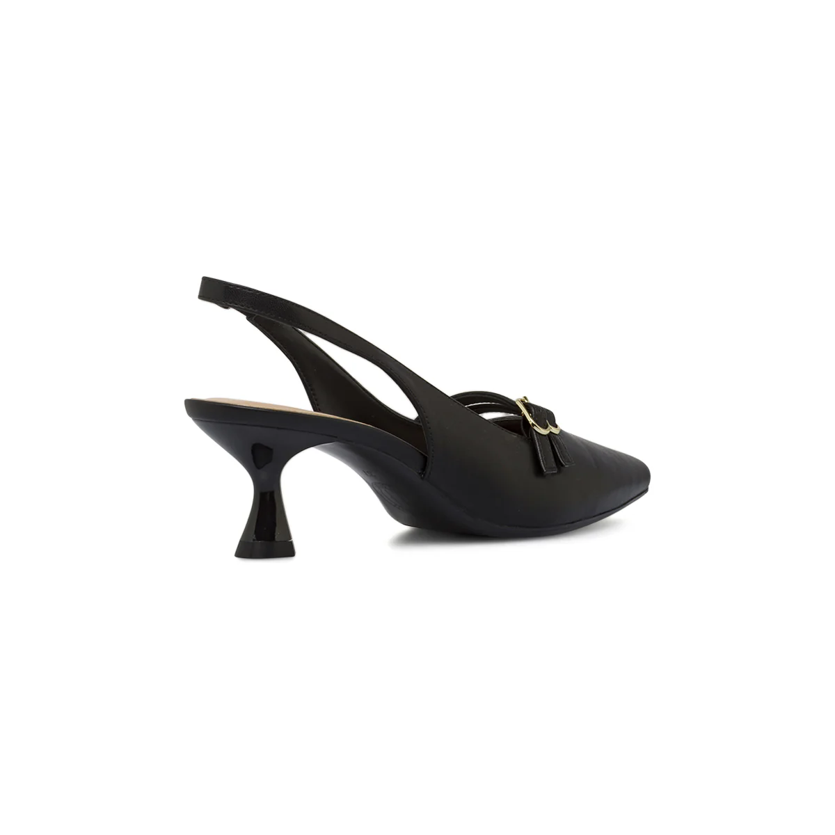 Décolleté slingback donna nere Lora Ferres con tacco 5,5 cm - Image 3