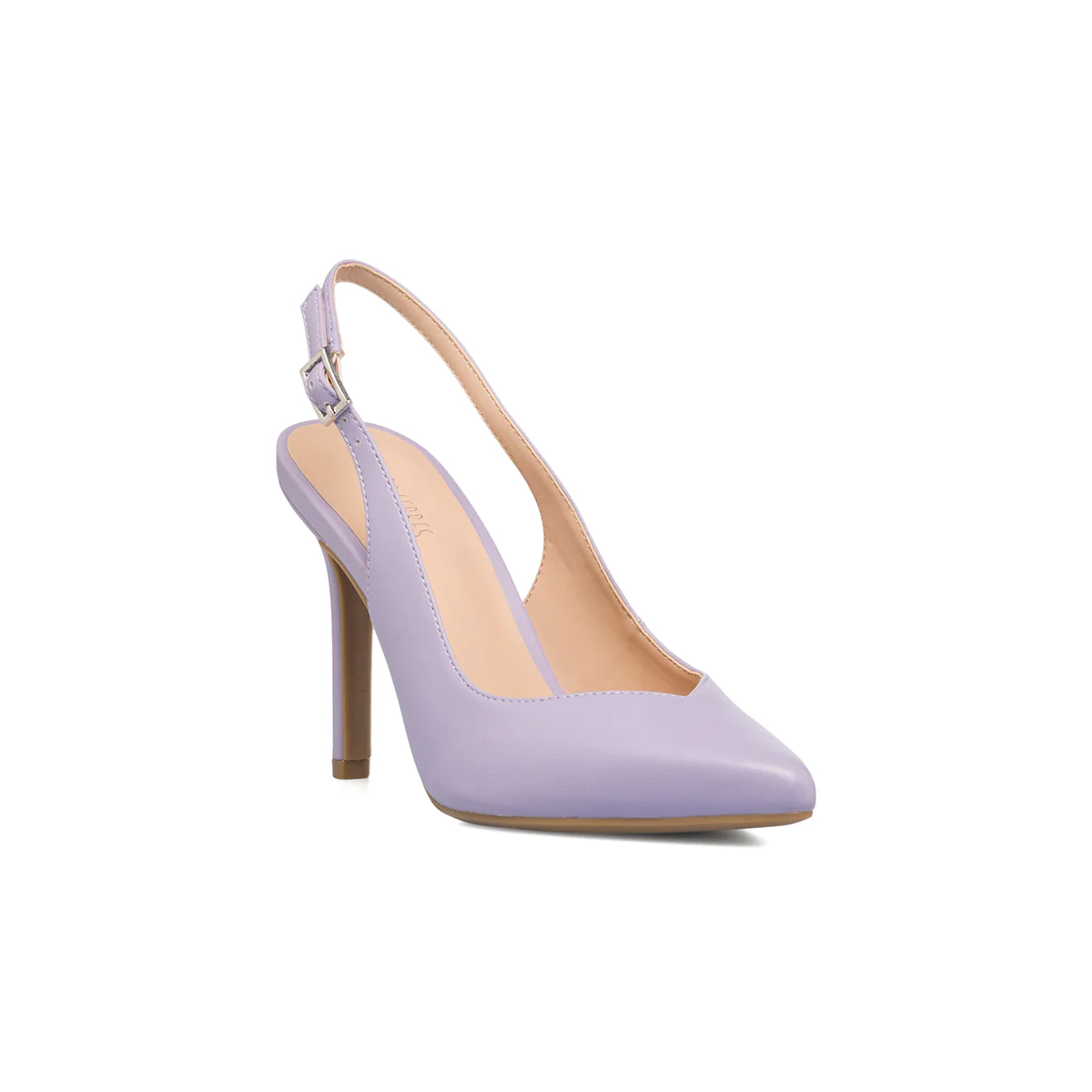 Décolleté slingback lilla con tacco a stiletto 9 cm Lora Ferres - Image 5