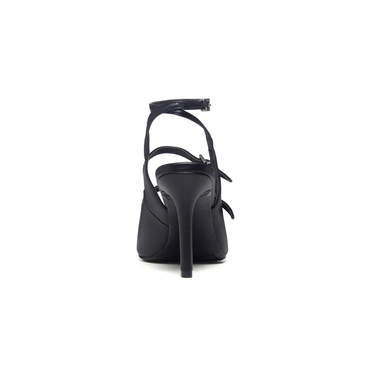 Décolleté slingback nere con cinturino alla caviglia e tacco 9 cm Lora Ferres - Image 5