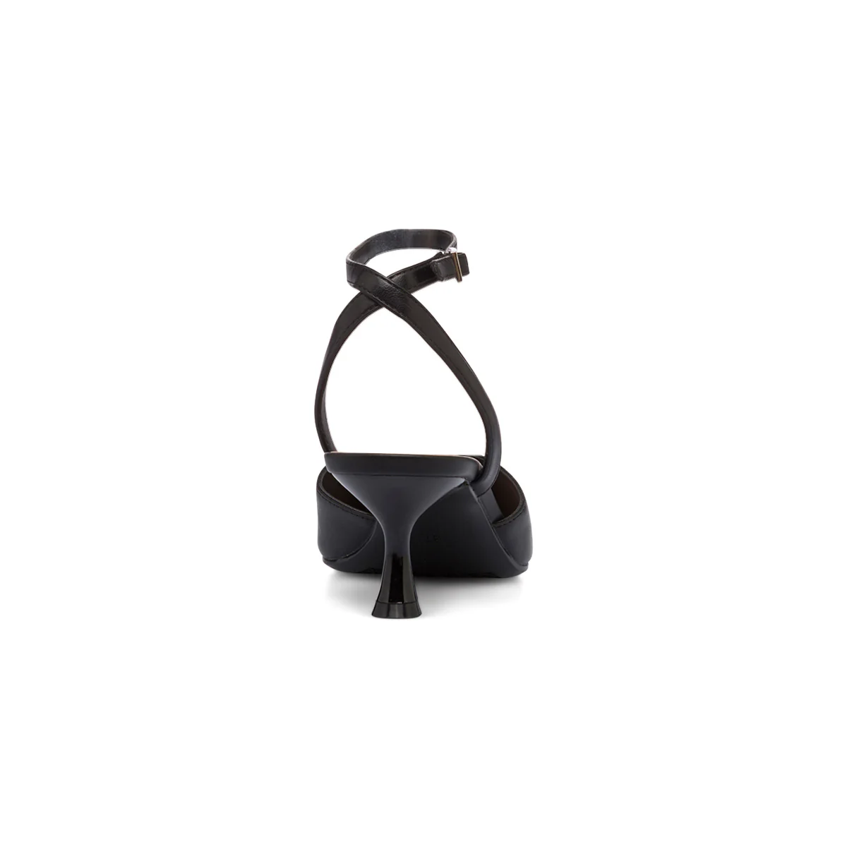 Décolleté slingback nere con cinturino alla caviglia e tacco a rocchetto 5 cm Swish Jeans - Image 7