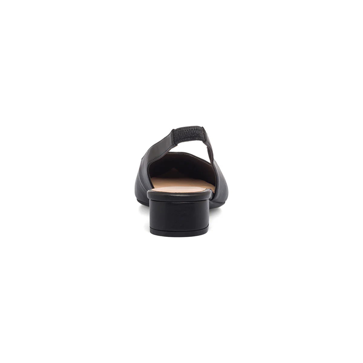 Décolleté slingback nere con tacco 3 cm Lora Ferres - Image 4
