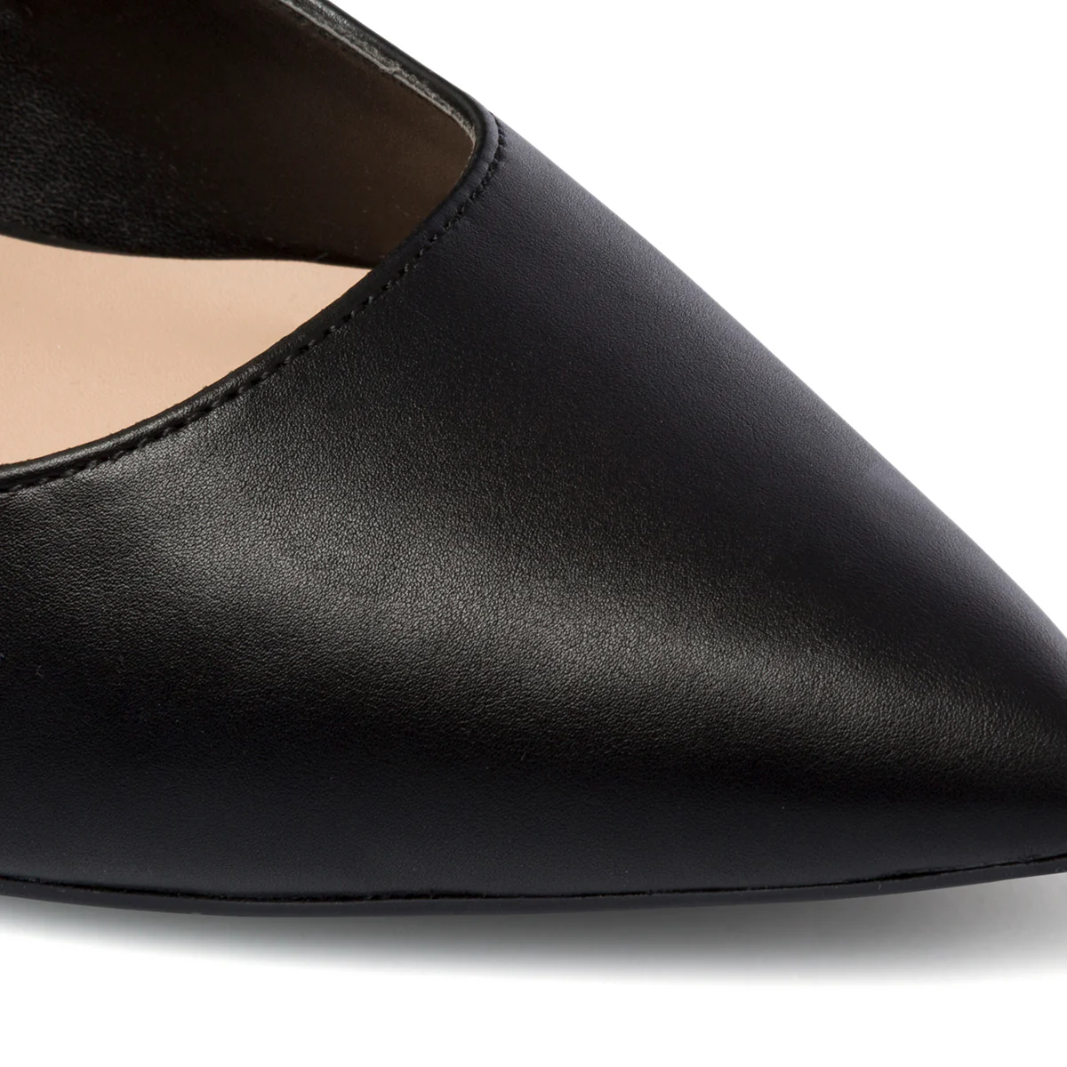 Décolleté slingback nere con tacco 5,5 cm Lora Ferres - Image 5