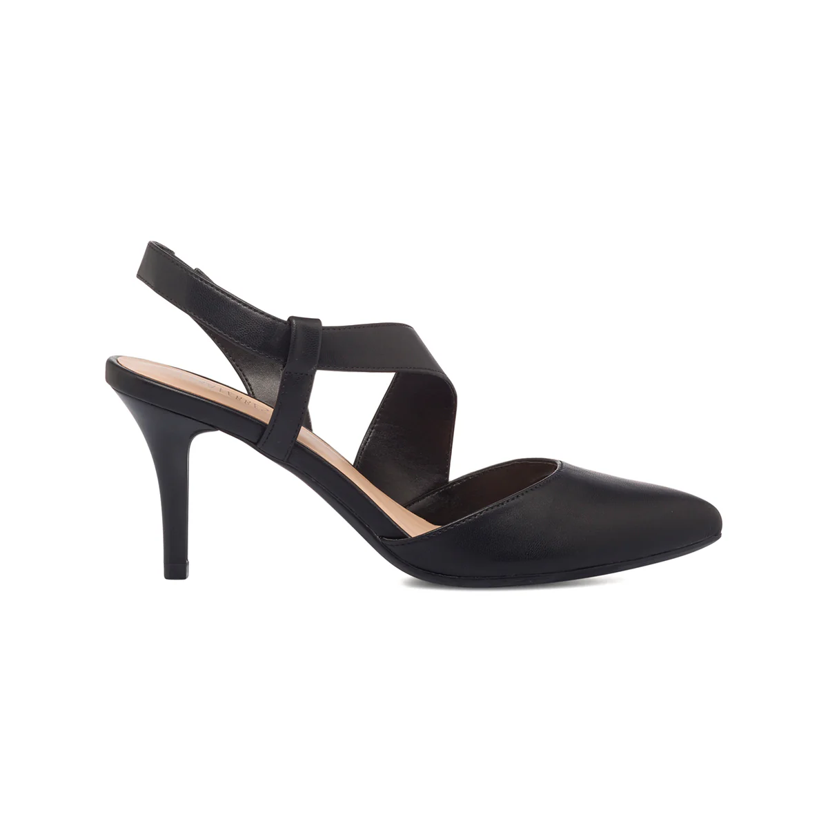 Décolleté slingback nere con tacco a stiletto 7 cm Lora Ferres