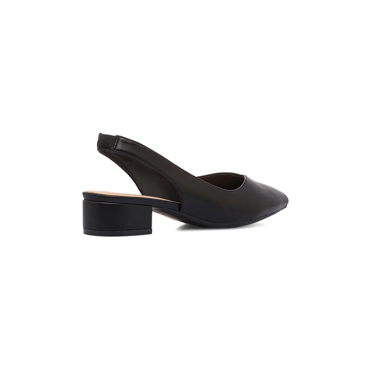 Décolleté slingback nere da Donna con cinturino e tacco 3 cm Lora Ferres - Image 3