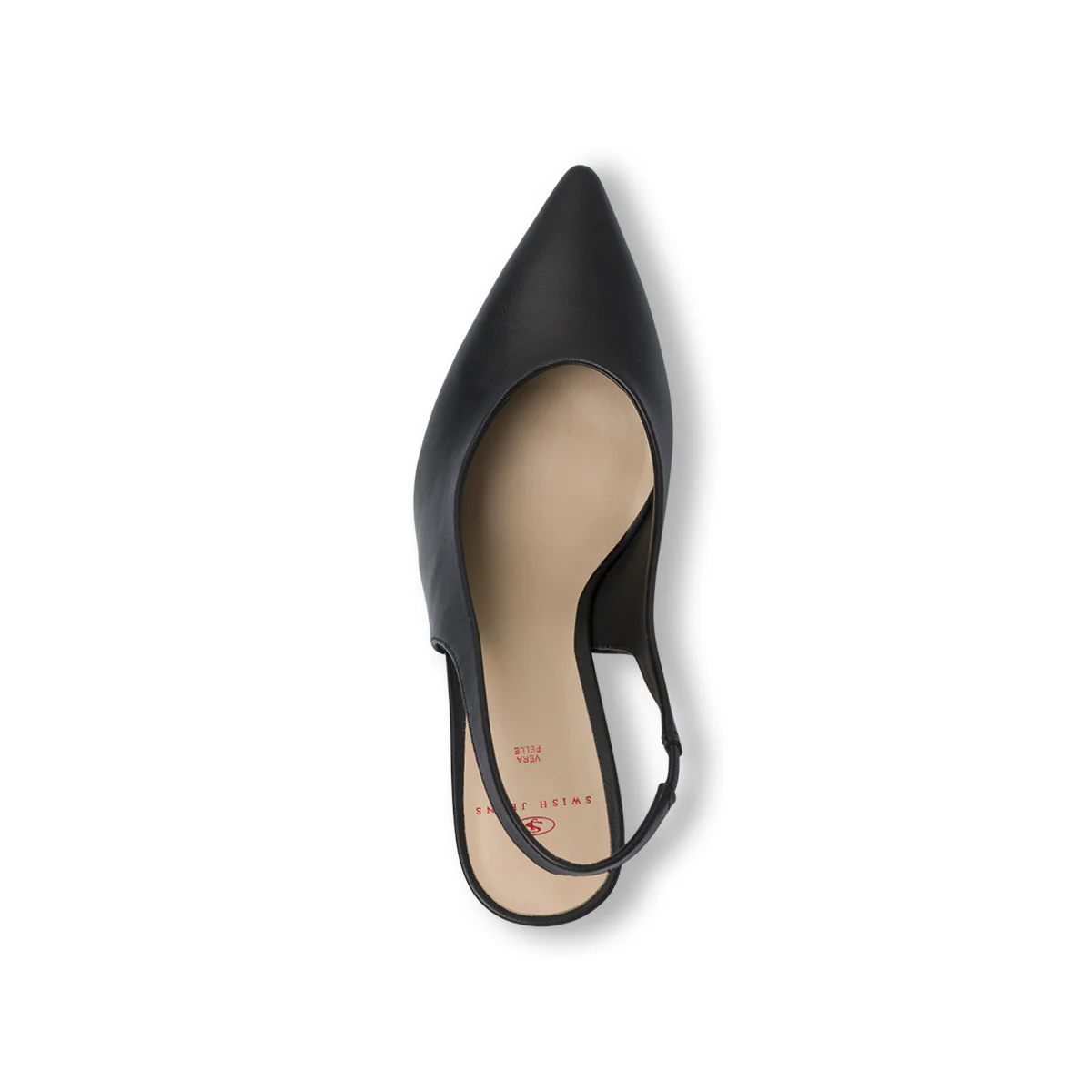Décolleté Slingback Nere Donna con tacco 9,5 cm Swish Jeans - Image 6