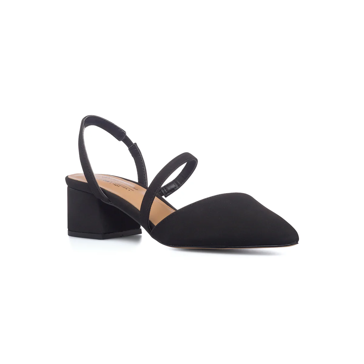 Dècolletè slingback nere in pelle vegana con tacco a blocco 3 cm Call It Spring Buarcos - Image 2