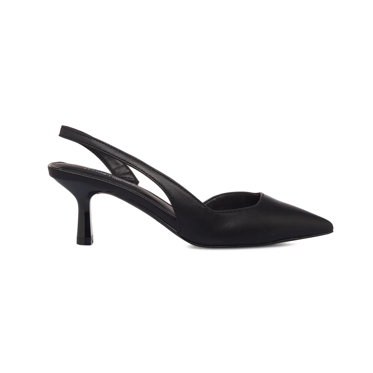 Décolleté slingback nere in pelle vegana con tacco a stiletto Call It Spring Harmonyy